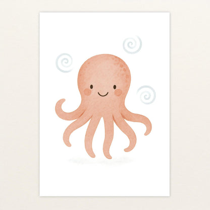 Tilli der Tintenfisch Poster von tinylearner