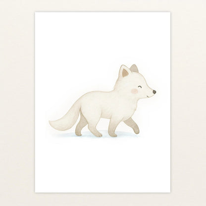 Pino der Polarfuchs Poster von tinylearner