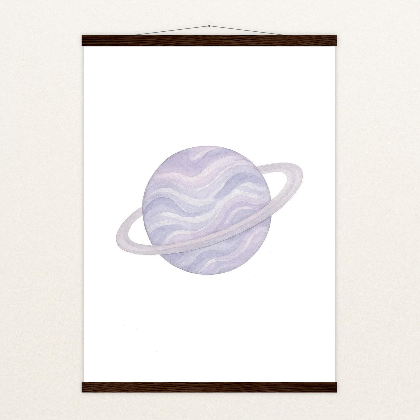 Planet Poster mit Leisten von tinylearner