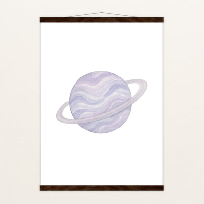 Planet Poster mit Leisten von tinylearner