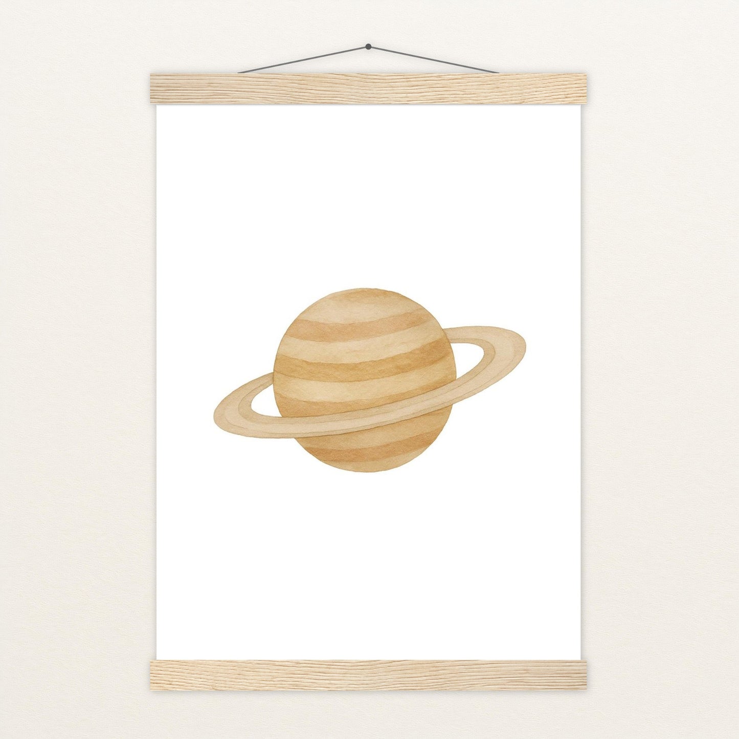 Saturn Poster mit Leisten von tinylearner