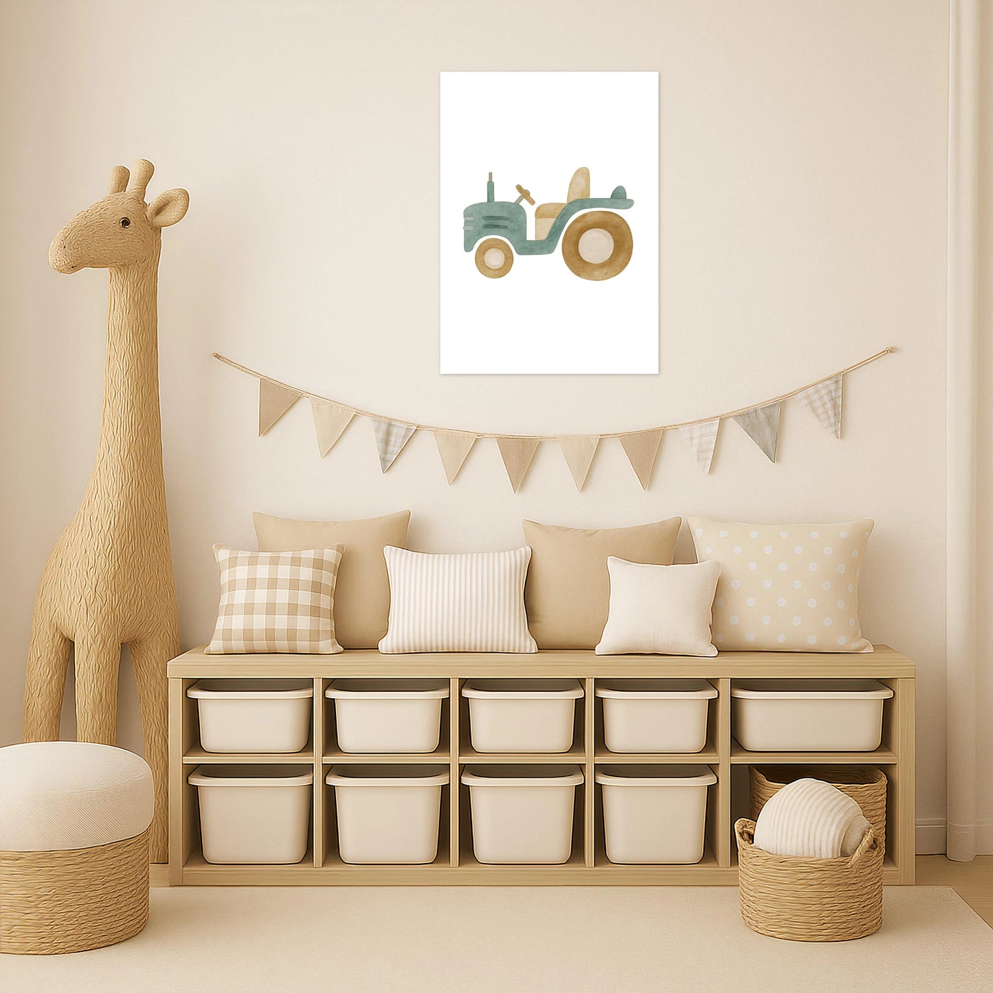 Traktor Poster von tinylearner