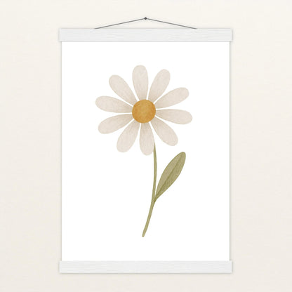 Gänseblümchen Poster mit Leisten von tinylearner