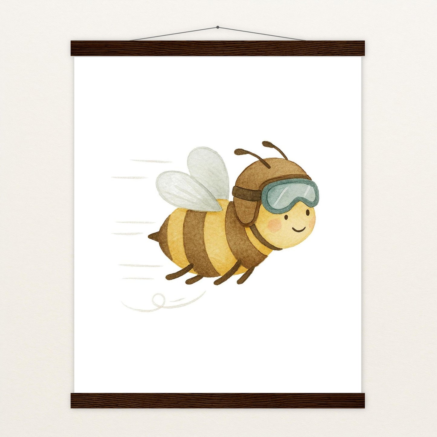 Bibi die Biene Poster mit Leisten von tinylearner