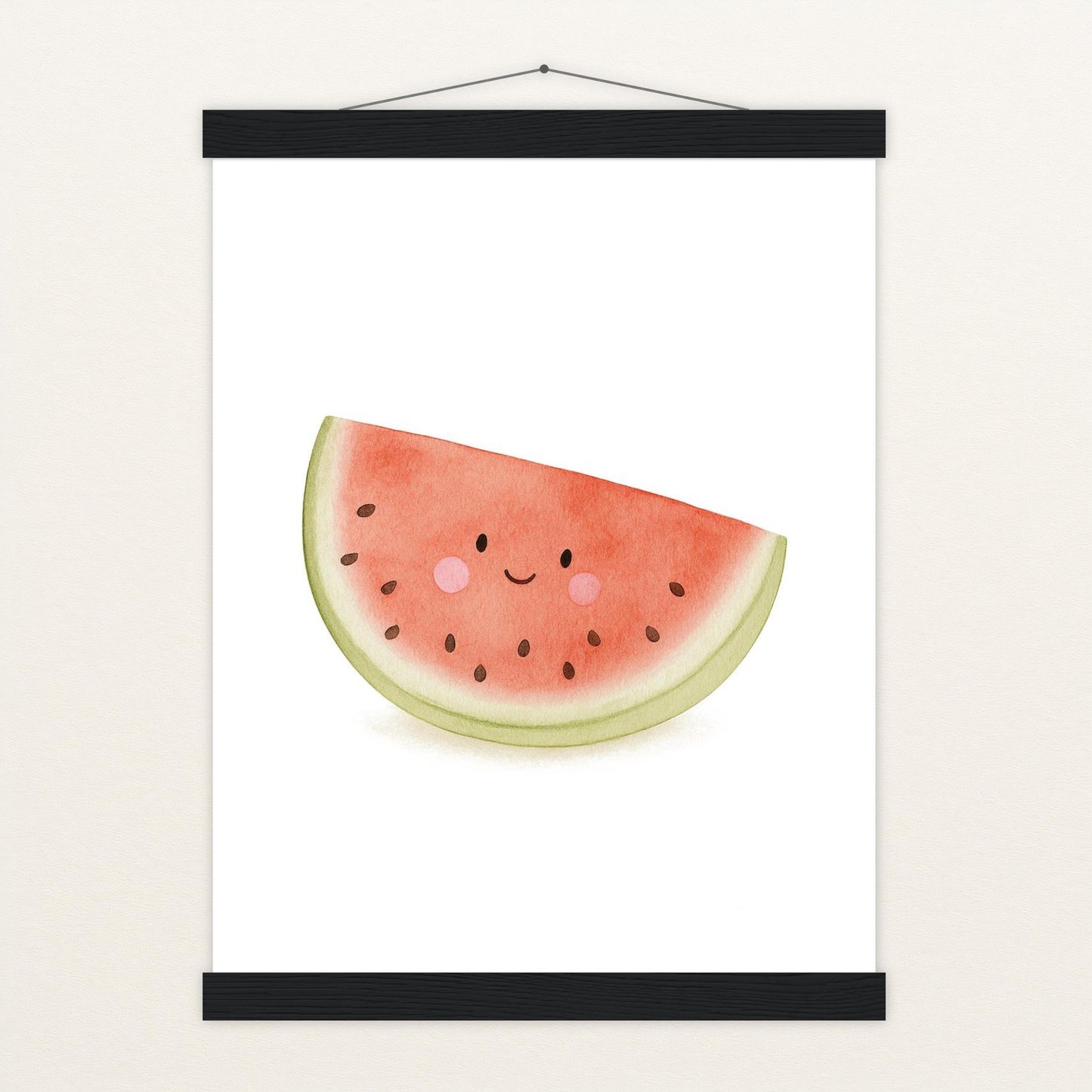 Obst: Melone Poster mit Leisten von tinylearner