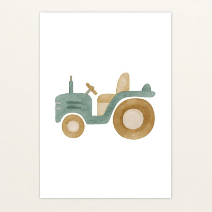 Traktor Poster von tinylearner