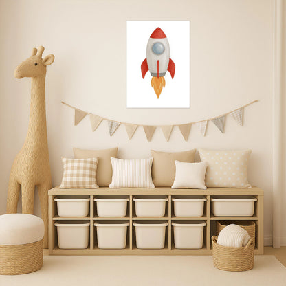 Rakete Poster von tinylearner