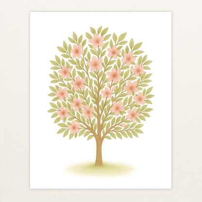 Kirschbaum Poster von tinylearner