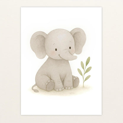 Emil der Elefant Poster von tinylearner