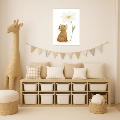 Balu der Bär - Motiv: "Gänseblümchen" Poster von tinylearner