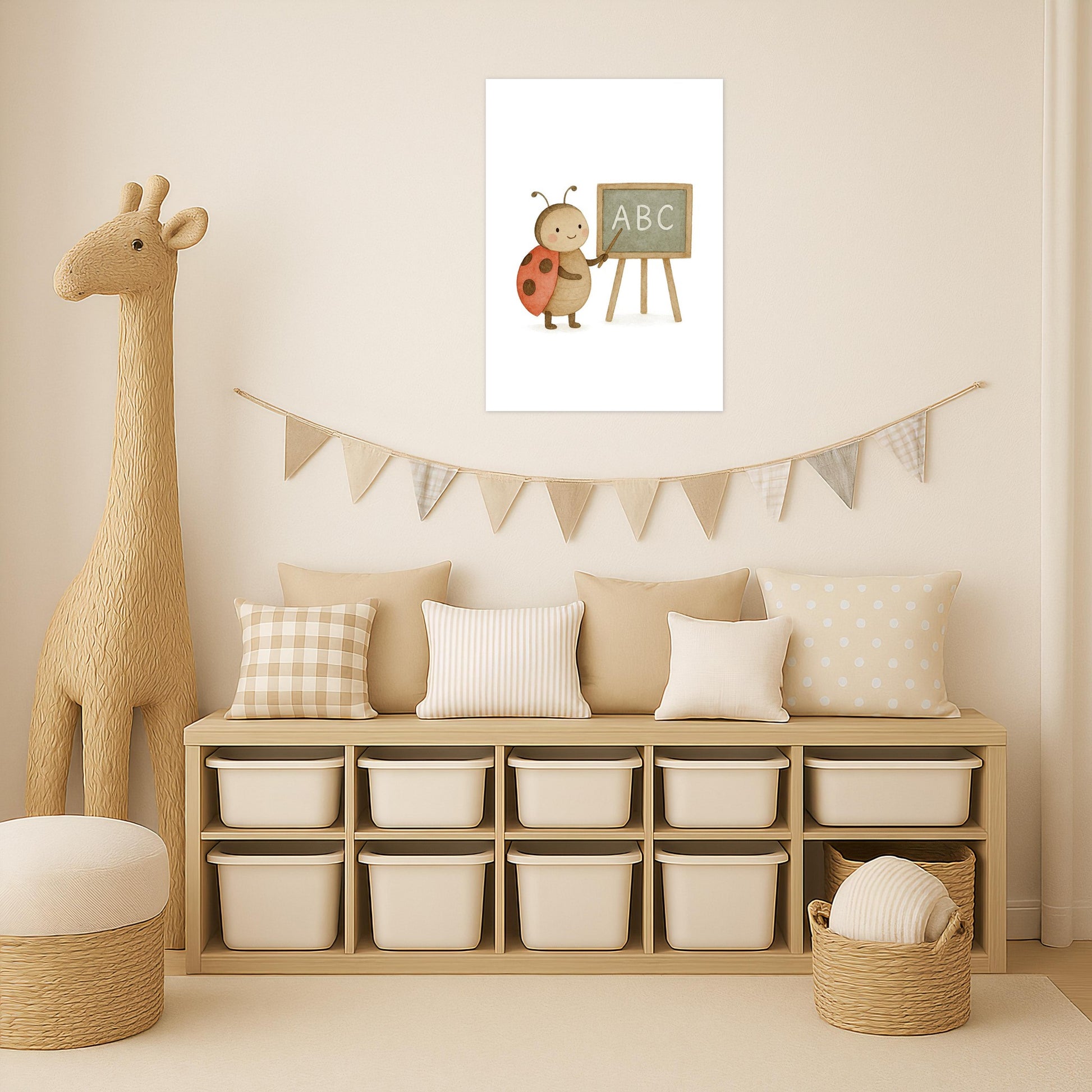 Marie der Marienenkäfer - Lehrer Poster von tinylearner