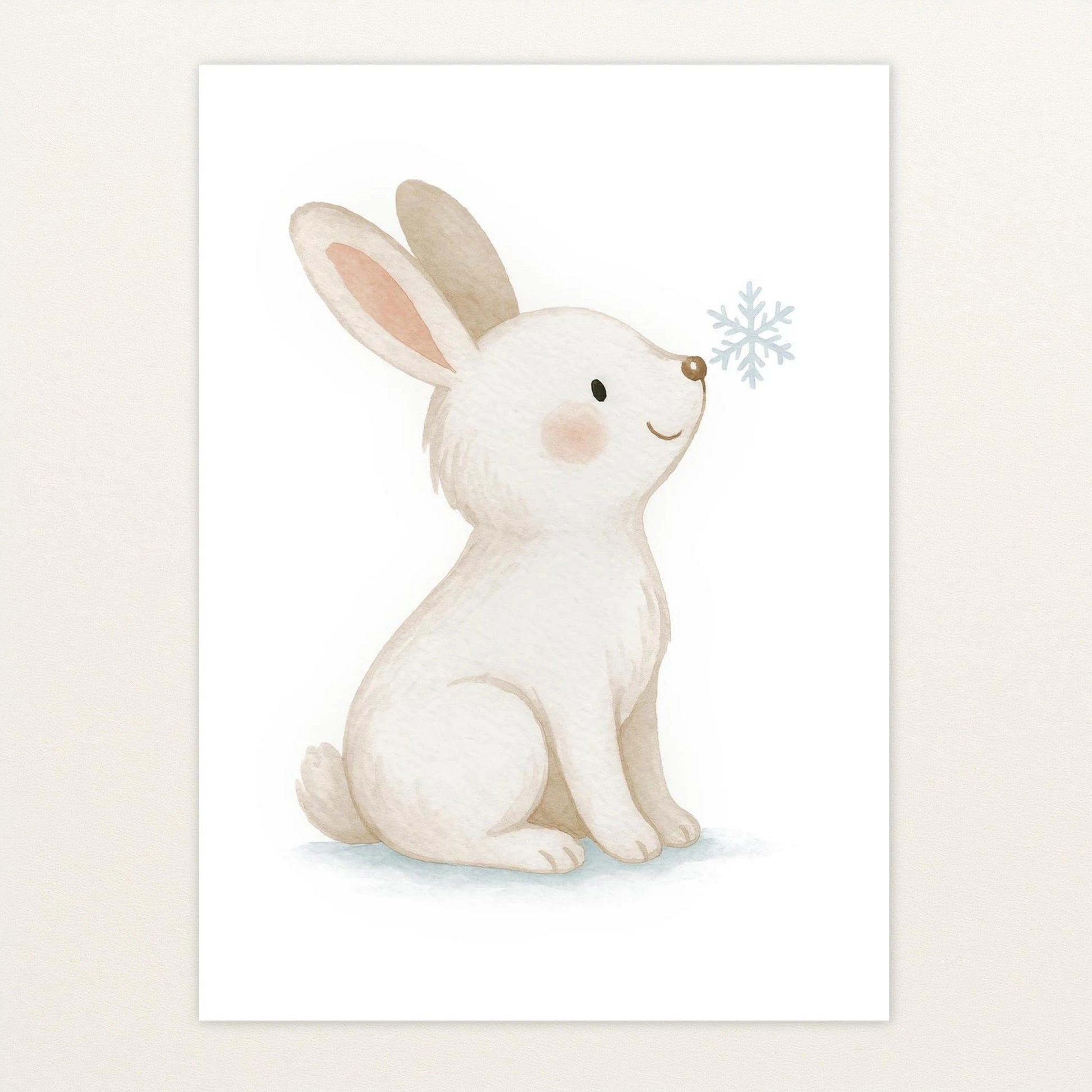 Sina der Schneehase Poster von tinylearner