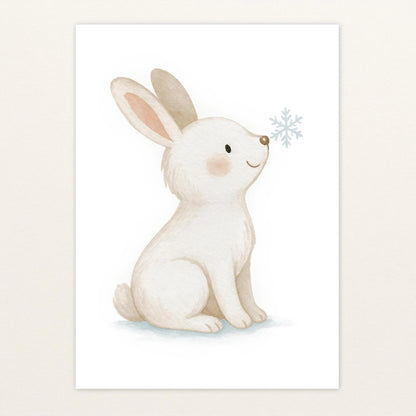 Sina der Schneehase Poster von tinylearner