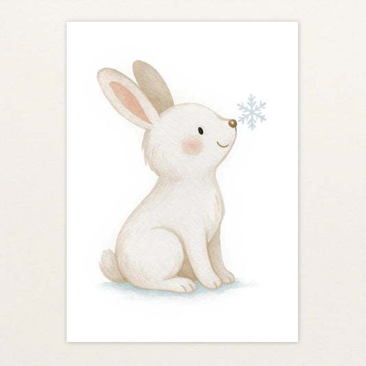 Sina der Schneehase Poster von tinylearner