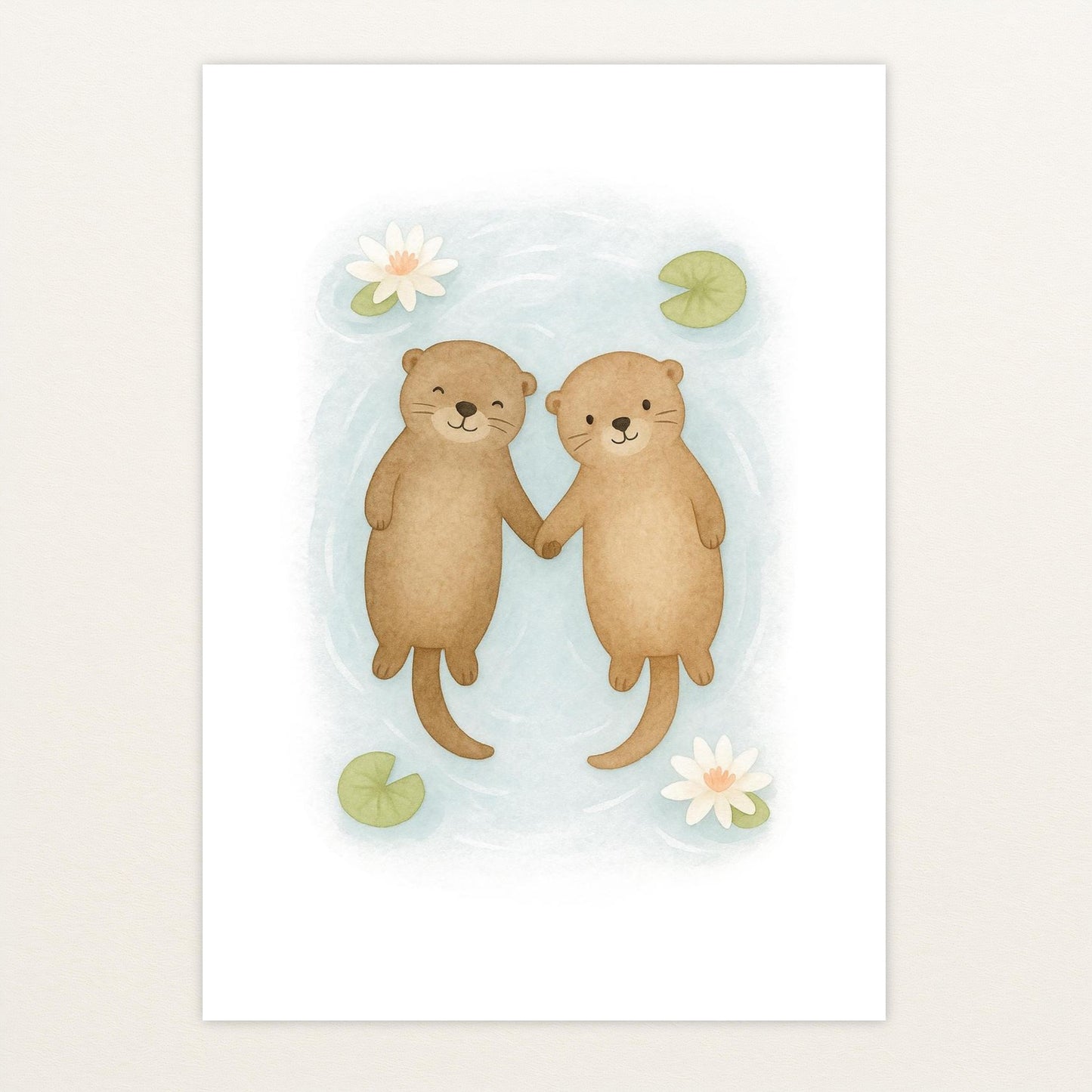 Otti der Otter Poster von tinylearner