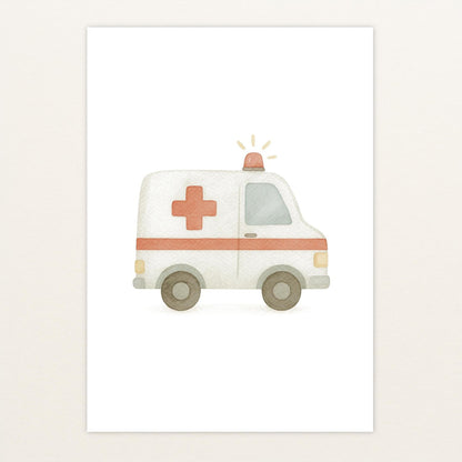 Krankenwagen Poster von tinylearner