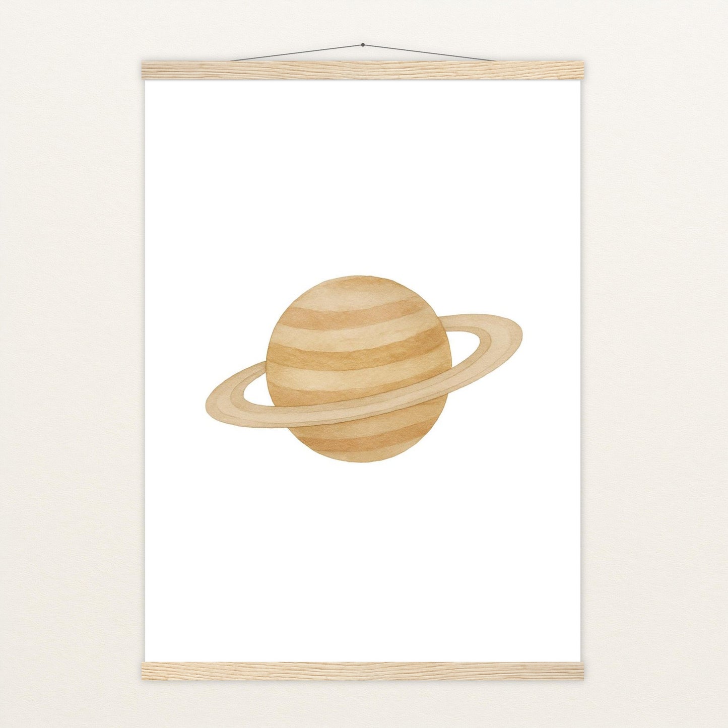 Saturn Poster mit Leisten von tinylearner