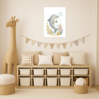 Dora der Delfin - Motiv: "Luftblase" Poster von tinylearner