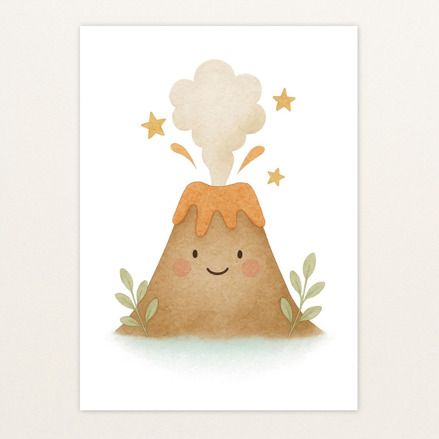 Vulkan Poster von tinylearner