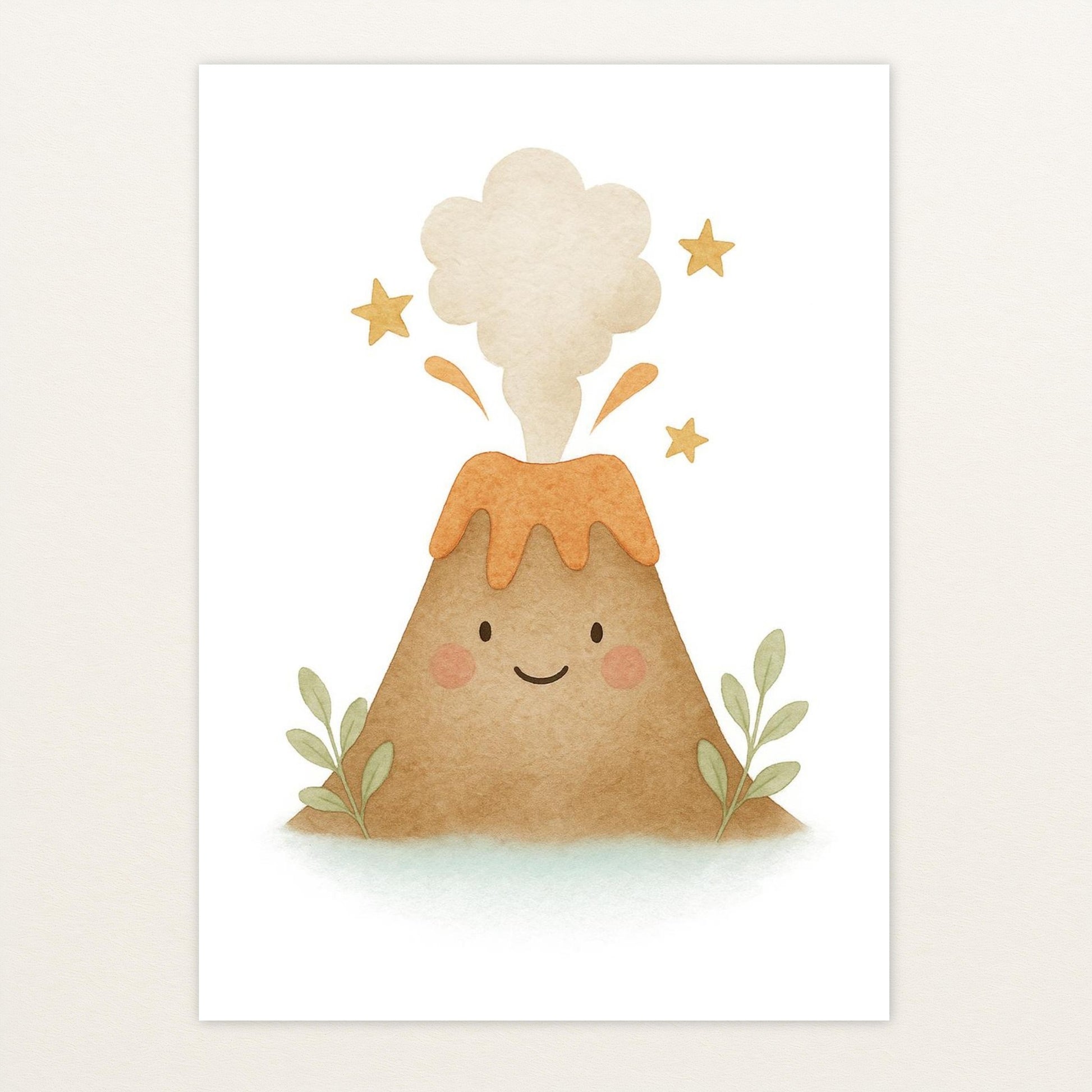 Vulkan Poster von tinylearner