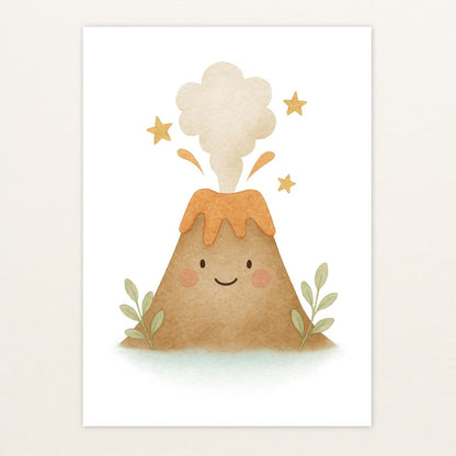 Vulkan Poster von tinylearner