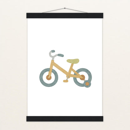 Fahrrad Poster mit Leisten von tinylearner