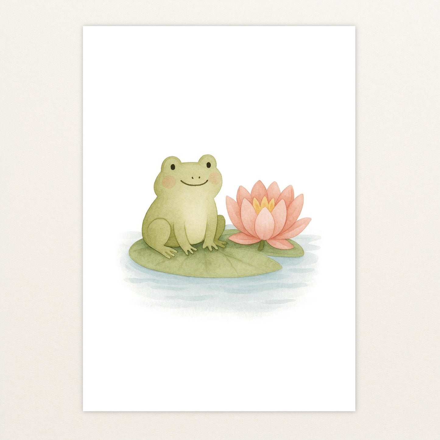 Flocke der Frosch Poster von tinylearner