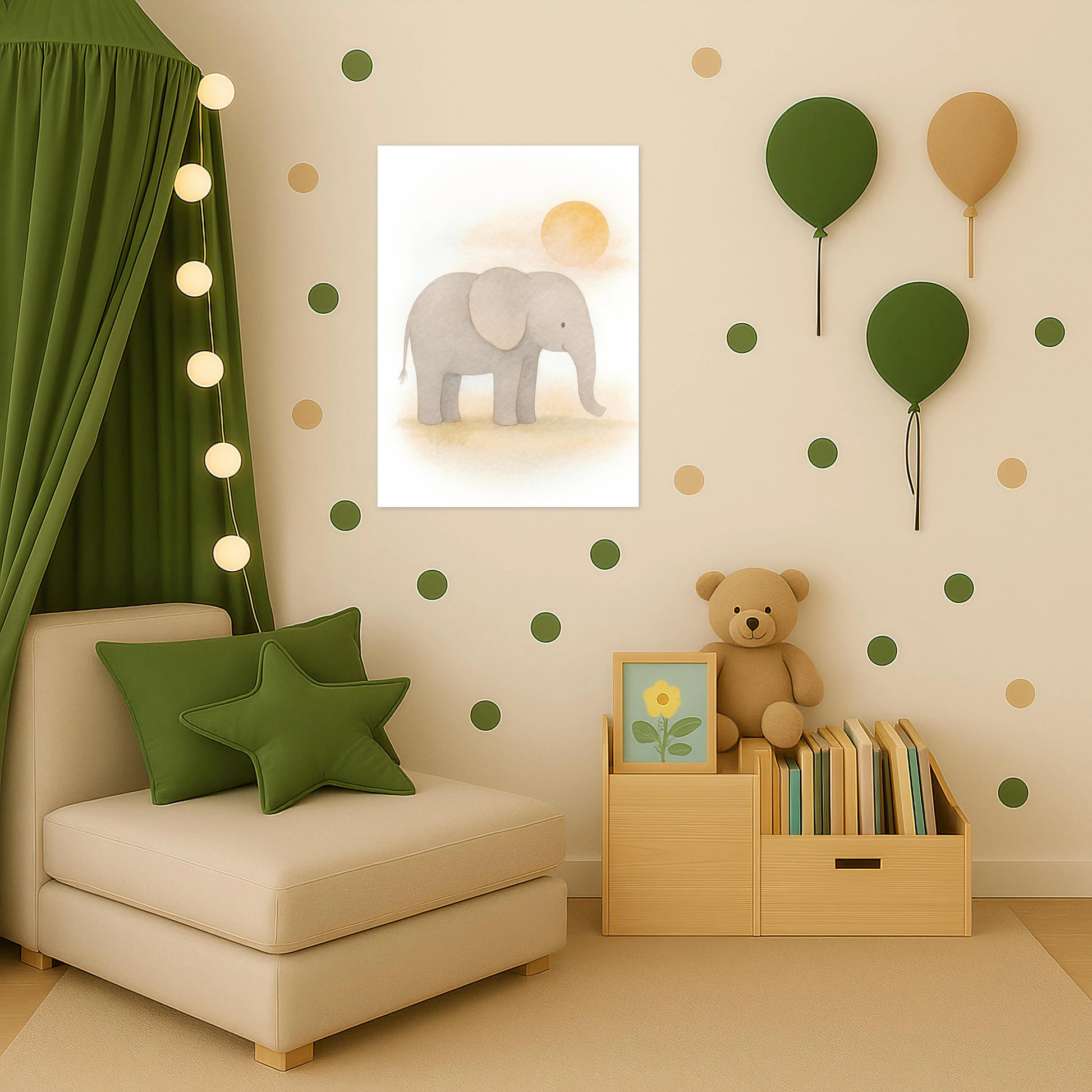 Emil der Elefant - Motiv: "Sonne" Poster von tinylearner
