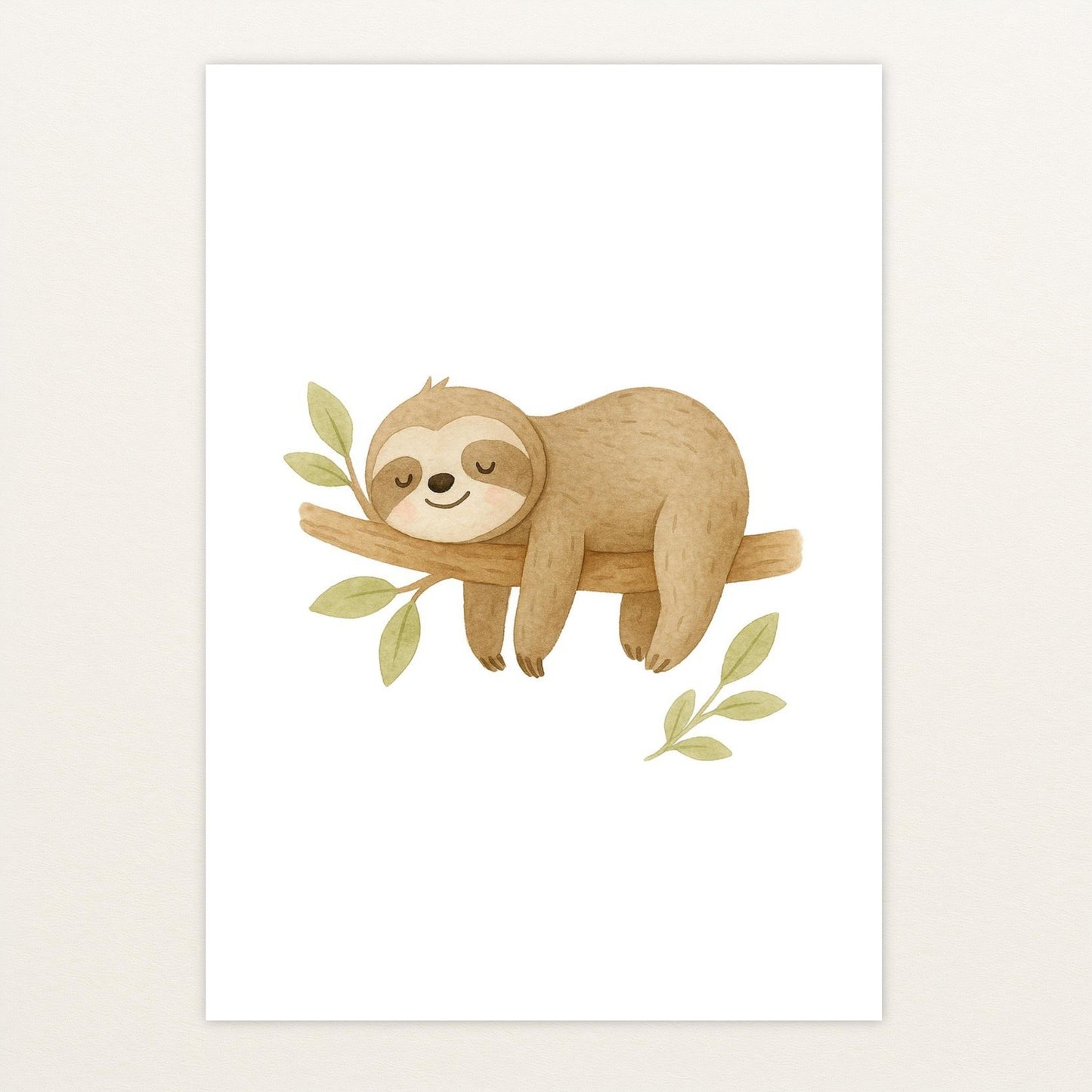 Fred das Faultier Poster von tinylearner