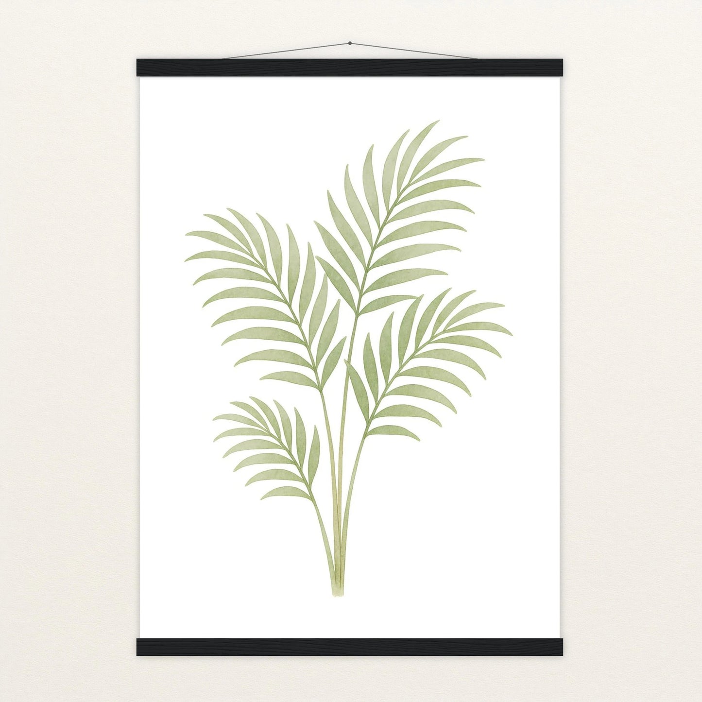 Howea-Blatt Poster mit Leisten von tinylearner