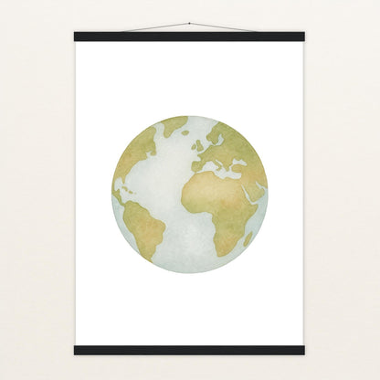Erde Poster mit Leisten von tinylearner