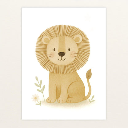 Leo der Löwe Poster von tinylearner