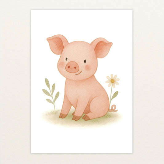 Susi das Schwein Poster von tinylearner