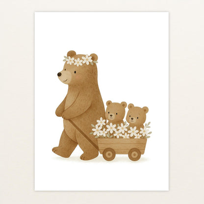 Balu der Bär - Motiv: "Bollerwagen" Poster von tinylearner